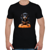 PRINTFASHION Tacskó tökkel - Férfi póló - Fekete