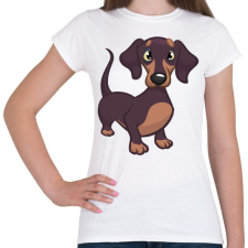 PRINTFASHION Tacskós póló - Női póló - Fehér női póló