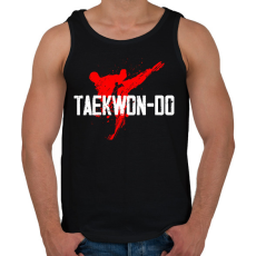 PRINTFASHION Taekwon-do - Férfi atléta - Fekete