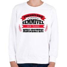 PRINTFASHION Takarítónő vagyok - Gyerek pulóver - Fehér gyerek pulóver, kardigán