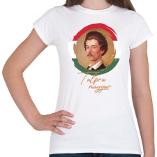PRINTFASHION Talpra magyar - Petőfi - Női póló - Fehér női póló