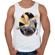 PRINTFASHION Táltos paripa - Férfi atléta - Fehér atléta, trikó