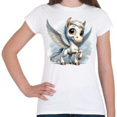 PRINTFASHION Táltos paripa - Női póló - Fehér