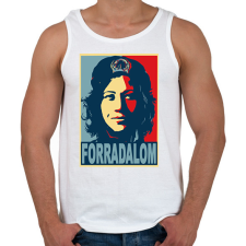 PRINTFASHION tamara_gevara01_3 - Férfi atléta - Fehér atléta, trikó