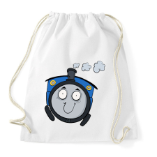 PRINTFASHION Tamás a kisvasút - Sportzsák, Tornazsák - Fehér tornazsák