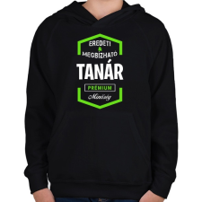 PRINTFASHION Tanár prémium minőség - Gyerek kapucnis pulóver - Fekete gyerek pulóver, kardigán