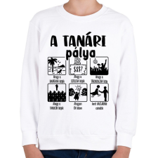 PRINTFASHION Tanári pálya mások szerint - Gyerek pulóver - Fehér gyerek pulóver, kardigán