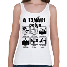 PRINTFASHION Tanári pálya mások szerint - Női atléta - Fehér női trikó