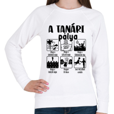 PRINTFASHION Tanári pálya mások szerint - Női pulóver - Fehér női pulóver, kardigán