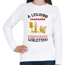 PRINTFASHION Tanárnő szülinapja december - Női pulóver - Fehér női pulóver, kardigán