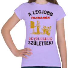 PRINTFASHION Tanárnő szülinapja színes - Női póló - Viola női póló