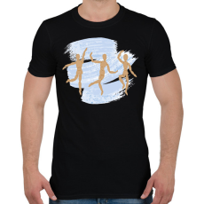 PRINTFASHION Tánc - Férfi póló - Fekete