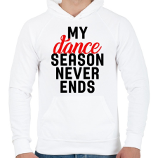 PRINTFASHION Tánc oktató - Férfi kapucnis pulóver - Fehér férfi pulóver, kardigán