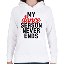 PRINTFASHION Tánc oktató - Női kapucnis pulóver - Fehér női pulóver, kardigán