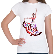 PRINTFASHION Táncosnő - Női póló - Fehér
