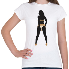 PRINTFASHION Táncosnő - Női póló - Fehér
