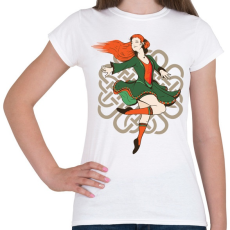 PRINTFASHION Táncosnő Retro Vintage - Női póló - Fehér