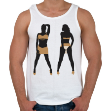 PRINTFASHION Táncosnők - Férfi atléta - Fehér atléta, trikó