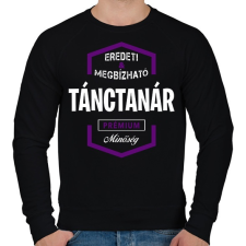 PRINTFASHION Tánctanár prémium minőség - Férfi pulóver - Fekete férfi pulóver, kardigán