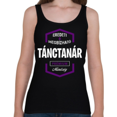 PRINTFASHION Tánctanár prémium minőség - Női atléta - Fekete