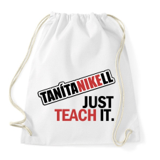 PRINTFASHION tanítanikell - Sportzsák, Tornazsák - Fehér tornazsák