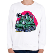 PRINTFASHION Tank - Gyerek pulóver - Fehér gyerek pulóver, kardigán