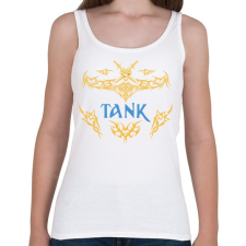 PRINTFASHION Tank - Női atléta - Fehér női trikó