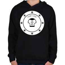 PRINTFASHION Tanksapka - Gyerek kapucnis pulóver - Fekete