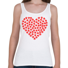 PRINTFASHION Tappancs - Női atléta - Fehér