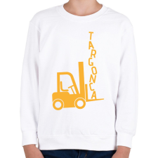 PRINTFASHION Targonca - Gyerek pulóver - Fehér gyerek pulóver, kardigán