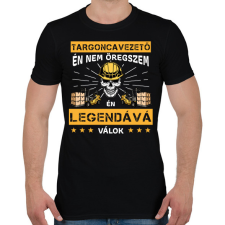 PRINTFASHION Targoncás legenda - Férfi póló - Fekete férfi póló