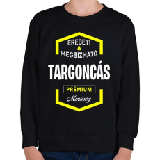 PRINTFASHION Targoncás prémium minőség - Gyerek pulóver - Fekete