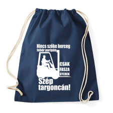 PRINTFASHION Targoncás - Sportzsák, Tornazsák - Sötétkék tornazsák