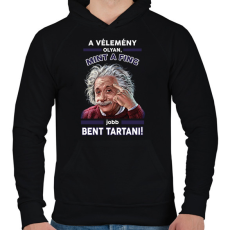 PRINTFASHION Tartsd magadban! - Férfi kapucnis pulóver - Fekete