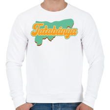 PRINTFASHION Tatabánya - Férfi pulóver - Fehér férfi pulóver, kardigán