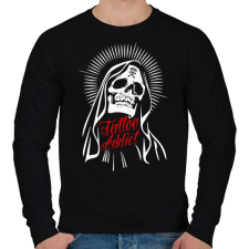 PRINTFASHION Tattoo Addict - Férfi pulóver - Fekete férfi pulóver, kardigán