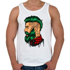 PRINTFASHION Tattoo - Férfi atléta - Fehér