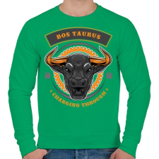 PRINTFASHION Taurus - Férfi pulóver - Zöld férfi pulóver, kardigán