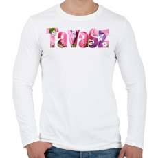 PRINTFASHION Tavasz - Férfi hosszú ujjú póló - Fehér