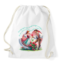 PRINTFASHION Tavaszi szél vizet áraszt... - Sportzsák, Tornazsák - Fehér tornazsák