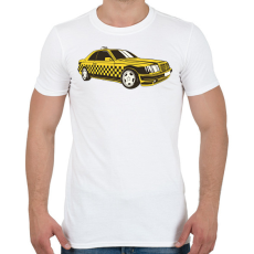 PRINTFASHION Taxi - Férfi póló - Fehér