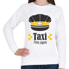 PRINTFASHION Taxi - Friss jogsis - Női pulóver - Fehér női pulóver, kardigán