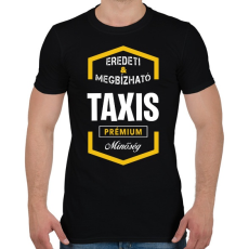 PRINTFASHION Taxis prémium minőség - Férfi póló - Fekete