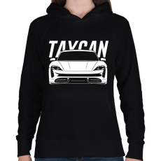 PRINTFASHION Taycan - Női kapucnis pulóver - Fekete