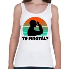 PRINTFASHION Te fingtál 2 - Női atléta - Fehér női trikó