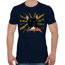 PRINTFASHION TE FINGTÁL 3 - Férfi póló - Sötétkék