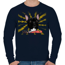 PRINTFASHION TE FINGTÁL 3 - Férfi pulóver - Sötétkék férfi pulóver, kardigán