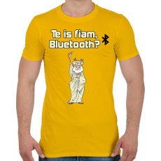 PRINTFASHION te is fiam... - Férfi póló - Sárga