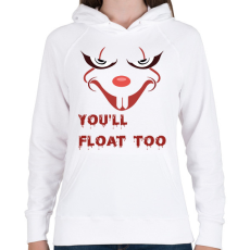 PRINTFASHION te is lebeghetsz2 - Női kapucnis pulóver - Fehér