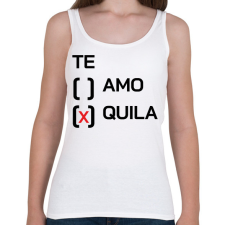 PRINTFASHION Te - quila - Női atléta - Fehér női trikó